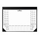 DURABLE Calendar Pad Memo Pad 59 x 42 cm Black Desk pad with calendar