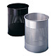  DURABLE Round wastepaper basket mtal ajoure 15 litres colour silver mtallis