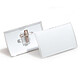 DURABLE 25 CLICKFOLD combi name badges with pin and clip 5.4 x 9 cm Badge box