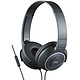 JVC HA-SR225 Black On-ear headphones with microphone and remote control