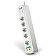 APC Essential SurgeArrest PM5V-EN Lightning protection block with 5 230V sockets (French/Belgian socket) and 2 coaxial inputs