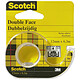Scotch Ruban double-face avec dévidoir 12 mm x 6.3 m Ruban adhésif double face sur dévidoir 12 mm x 6.3 m