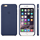 Apple Coque en cuir Bleu nuit iPhone 6 Plus Coque en cuir bleu pour Apple iPhone 6 Plus