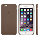 Apple Coque en cuir Marron Apple iPhone 6 Plus Coque en cuir marron pour Apple iPhone 6 Plus