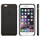 Apple Coque en cuir Noir iPhone 6 Plus Coque en cuir noir pour Apple iPhone 6 Plus