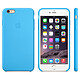 Apple Coque en silicone Bleu Apple iPhone 6 Plus Coque en silicone pour Apple iPhone 6 Plus