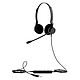 Jabra BIZ 2300 USB MS Duo Casque-micro mono téléphone fixe, optimisé pour Lync et softphones UC avec unité de contrôle