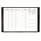 Agenda semainier de poche 9 x 13 cm Noir Semainier 2016/2017 - 9 x 13 cm Noir