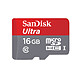 Avis SanDisk Ultra microSDHC UHS-I U1 16 Go + Adaptateur SD