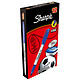 Sharpie Fine Bleu x 12 Pack de 12 marqueurs permanents bleus avec pointe ogive