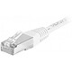 Cordon RJ45 catégorie 6a F/UTP 7.5 m (Blanc) Câble ethernet catégorie 6a F/UTP