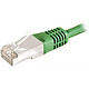 Cable RJ45 categoría 6a F/UTP 7,5 m (verde) Cable Ethernet categoría 6a F/UTP