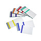 Elve Sales pad 100 assorted sheets x 10 sets of 10 pads in 60 x 135 mm format - 100 numbered sheets with detachable stub