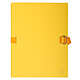 Exacompta Paper toil folder with flap Yellow Paper toil stretch folder with flap size 24 x 32cm Yellow