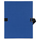 Exacompta Chemise à sangle papier toilé Bleu roy Chemise papier toilé à sangle extensible format 24 x 32 cm coloris Bleu Roy