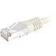 Cable RJ45 de categoría 6 S/FTP 0,15 m (beis) 