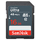 SanDisk Ultra SDHC UHS-I 16 Go 48 Mb/s Carte mémoire SDHC UHS-I U1 16 Go