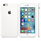 Apple Coque en silicone Blanc Apple iPhone 6s Plus Coque en silicone pour Apple iPhone 6s Plus