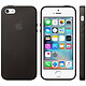 Apple Coque en cuir Noir iPhone 5s Coque en cuir pour Apple iPhone 5s