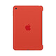Apple iPad mini 4 Silicone Case Orange - Protection arrière en silicone pour iPad mini 4