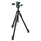 Manfrotto MK290DUA3-3W Trépied 290 DUAL en aluminium à 3 sections avec colonne 90° et rotule 3D