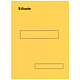 Esselte lot de 100 chemises 2 rabats jaune Lot de 100 sous-dossiers 2 rabats pour dossiers suspendus en kraft jaune 160g