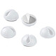 White adhesive cable guides (set of 5) Adhesive cable guides