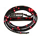 NZXT Lighting Kit 1 mètre Rouge Bande de lumière LED flexible à puissance variable pour tuning PC (rouge)