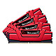 G.Skill RipJaws Serie 5 Rojo 64GB (4 x 16GB) DDR4 3333 MHz CL16 Quad Channel Kit 4 tiras de RAM DDR4 PC4-26600 - F4-3333C16Q-64GVR (10 años de garantía de G. Skill)