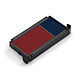 Trodat Cassette d'encrage Bleu/Rouge 6/50/2 Cassette d'encrage pour Printy 5430/5431/5435/5546