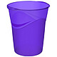 CEP Happy Wastepaper basket Violet 14 litres 14 litre polypropylene paper bin 305 x 290 x 334 mm