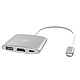 Mobility Lab Adaptateur USB-C / HDMI + USB-C + USB Adaptateur USB-C vers HDMI + USB-C + USB