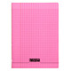 Calligraphe 8000 Polypro Notebook 96 pages 21 x 29.7 cm seyes large squares Pink 96-page 90g A4 notebook in spade binding with polypropylene cover