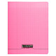 Calligraphe 8000 Polypro Notebook 96 pages 24 x 32 cm seyes large squares Pink 96-page 90g 240 x 320 mm spine-bound notebook with polypropylene cover