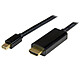 StarTech.com Câble Mini DisplayPort vers HDMI - 4K 30Hz - M/M - 1 m Cordon Mini DisplayPort 1.2 mâle / HDMI 4K mâle (1 mètre)