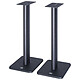 De Conti Piazza Black Pack of 2 stands for library speakers