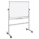 Bi-Office Swivel Whiteboard laqu 150 x 120 cm Mobile whiteboard in magnetic lacquered steel 150 x 120 cm