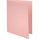 Exacompta Forever Folders 170g Pink x 100 Pack of 100 "FOLDYNE 170" folders in 170g recycled card 24 x 32 cm Pink