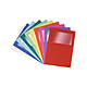 Exacompta Forever Folders 130g Assorted x 100 Pack of 100 recycled card folders 130g size 22 x 31 cm assorted