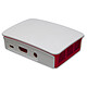 Raspberry Pi 3 Carcasa blanca Caja oficial de plástico (compatible con Raspberry Pi 3 Model B/B+ / Pi 2 Model B)