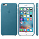 Apple Coque en cuir Bleu Marine Apple iPhone 6s Plus Coque en cuir pour Apple iPhone 6s Plus