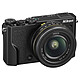 Nikon DL18-50mm Noir Appareil photo 20.8 MP - Objectif ultra grand-angle 18-50mm - Vidéo 4K UHD/30-25P - HDMI - USB - Ecran OLED 3" tactile et inclinable - Wi-Fi - Bluetooth 4.1
