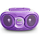 Philips AZ215 Violet Radio CD avec entrée ligne
