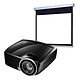 Vivitek H1188 + LDLC Ecran manuel - Format 16:9 - 220 x 124 cm Vidéoprojecteur DLP Full HD 3D Ready 2000 Lumens HDMI (garantie constructeur 3 ans/lampe 1 an) + Ecran manuel - Format 16:9 - 220 x 124 cm