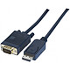 DisplayPort male / VGA male cable (2 meters) DisplayPort cable