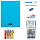 Kit Examen Casio Graph 35+E Bundle complet pour les examens (calculatrice, surligneurs, correcteur, crayon, stylo, gomme, cahier)
