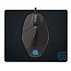 Logitech G302 Daedalus Prime + G240 Cloth Gaming Mouse Pad OFFERT ! Souris filaire pour gamer - droitier - capteur optique 4000 dpi - 6 boutons programmables + Tapis de souris pour gamer