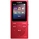 Sony NW-E394 Rouge Lecteur MP3 avec écran 4.5cm FM USB 8 Go