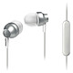 Philips SHE3855 Argent blanc Écouteurs intra-auriculaires avec micro