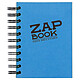 Clairefontaine Zap Book 11 x 15 cm spirale 320 pages 80g Bloc d'esquisse à spirale uni 110 x 150 mm 320 pages grammage 80 grammes coloris aléatoires